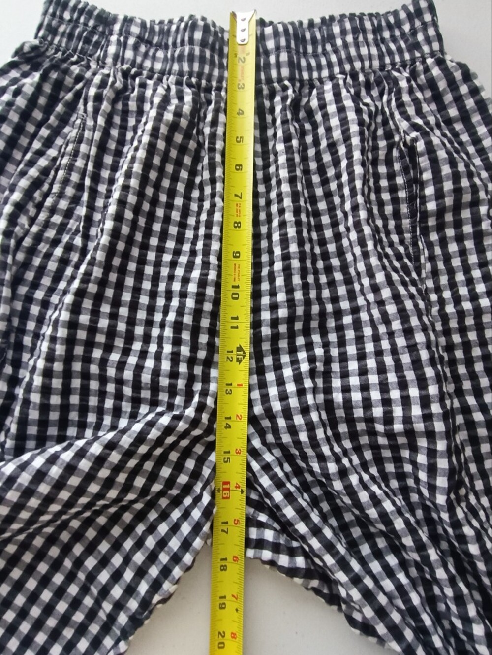 Free People Plaid Gingham Wide Leg Arc Pants Size M - Picture 8 of 13